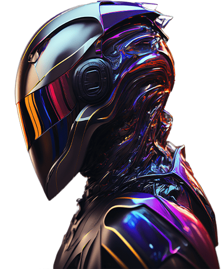 hightech helmets humanoid